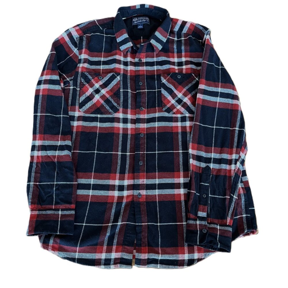 American Rag 100% cotton shirt - XL red & black